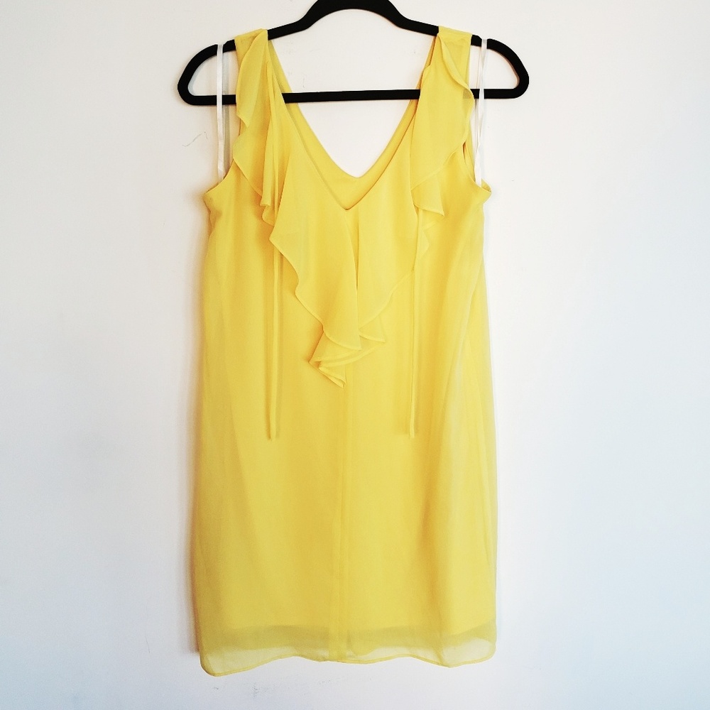 A. BYER Yellow boho dress